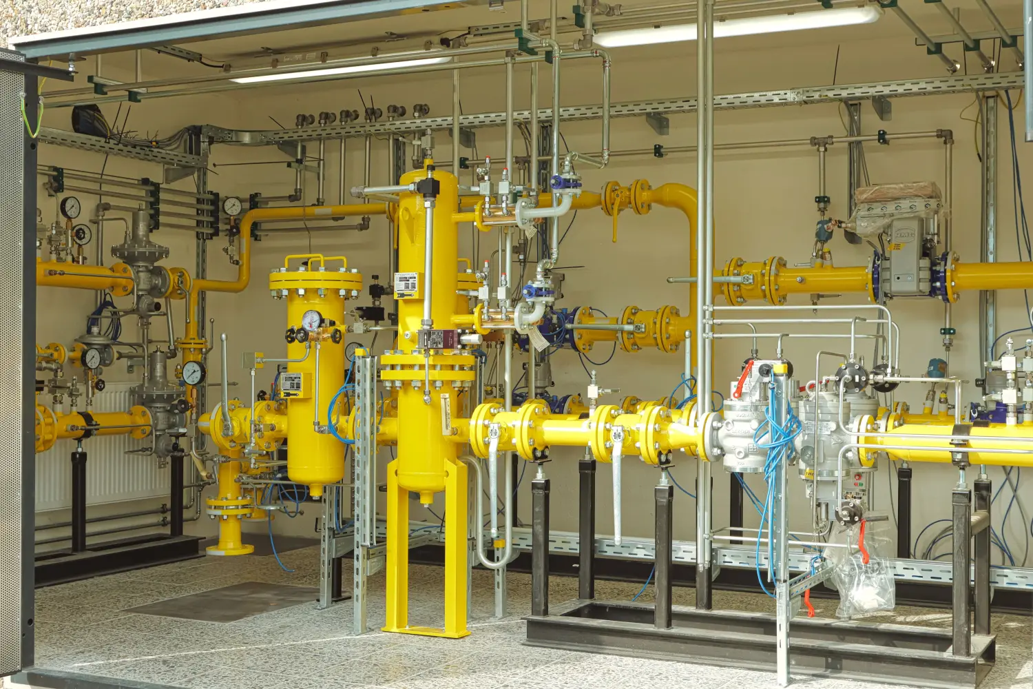 Gas-Druckregel- und Messanlage, Referenzprojekt Guben